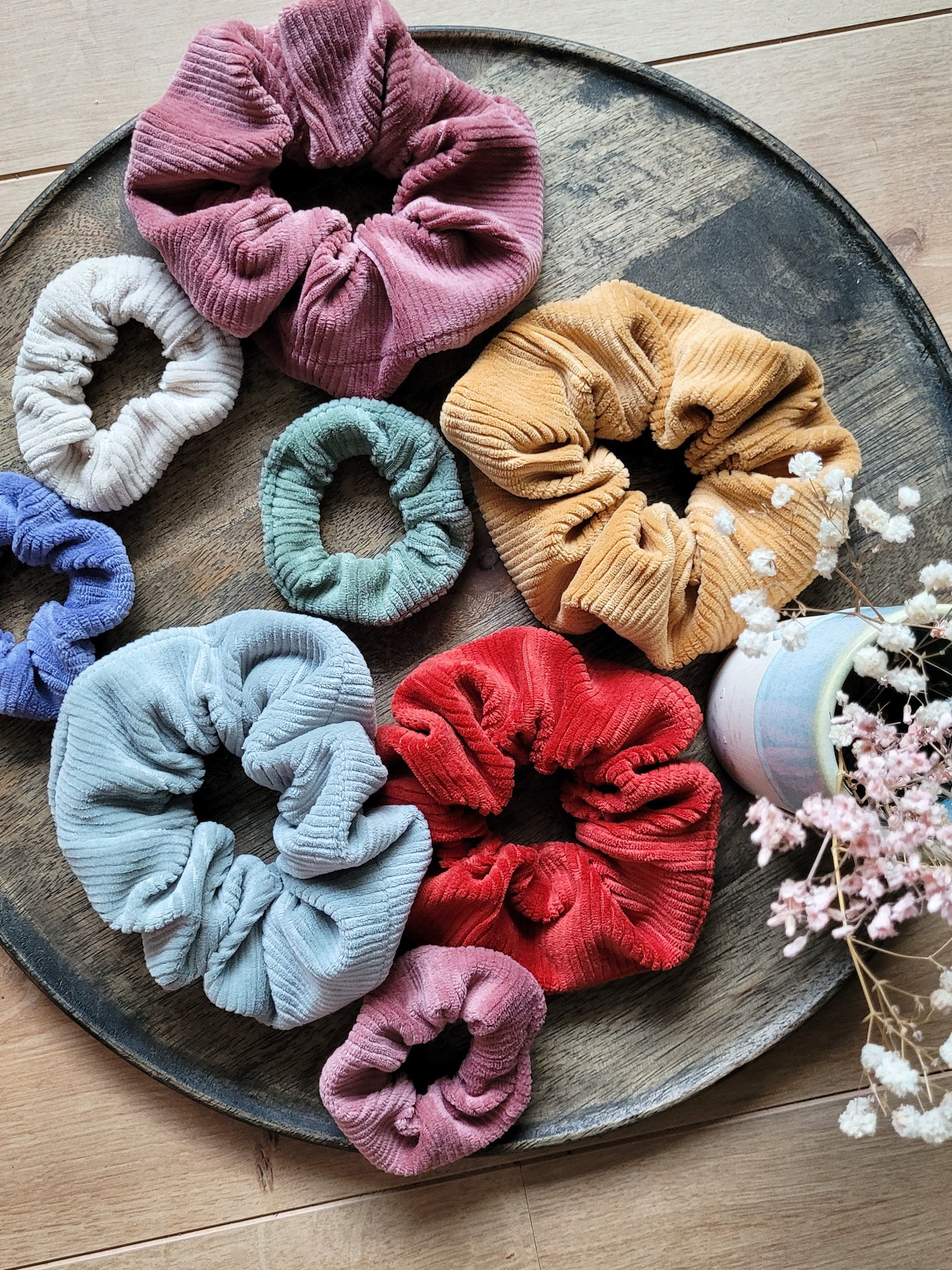 Cord Scrunchie in 7 Farben - klein