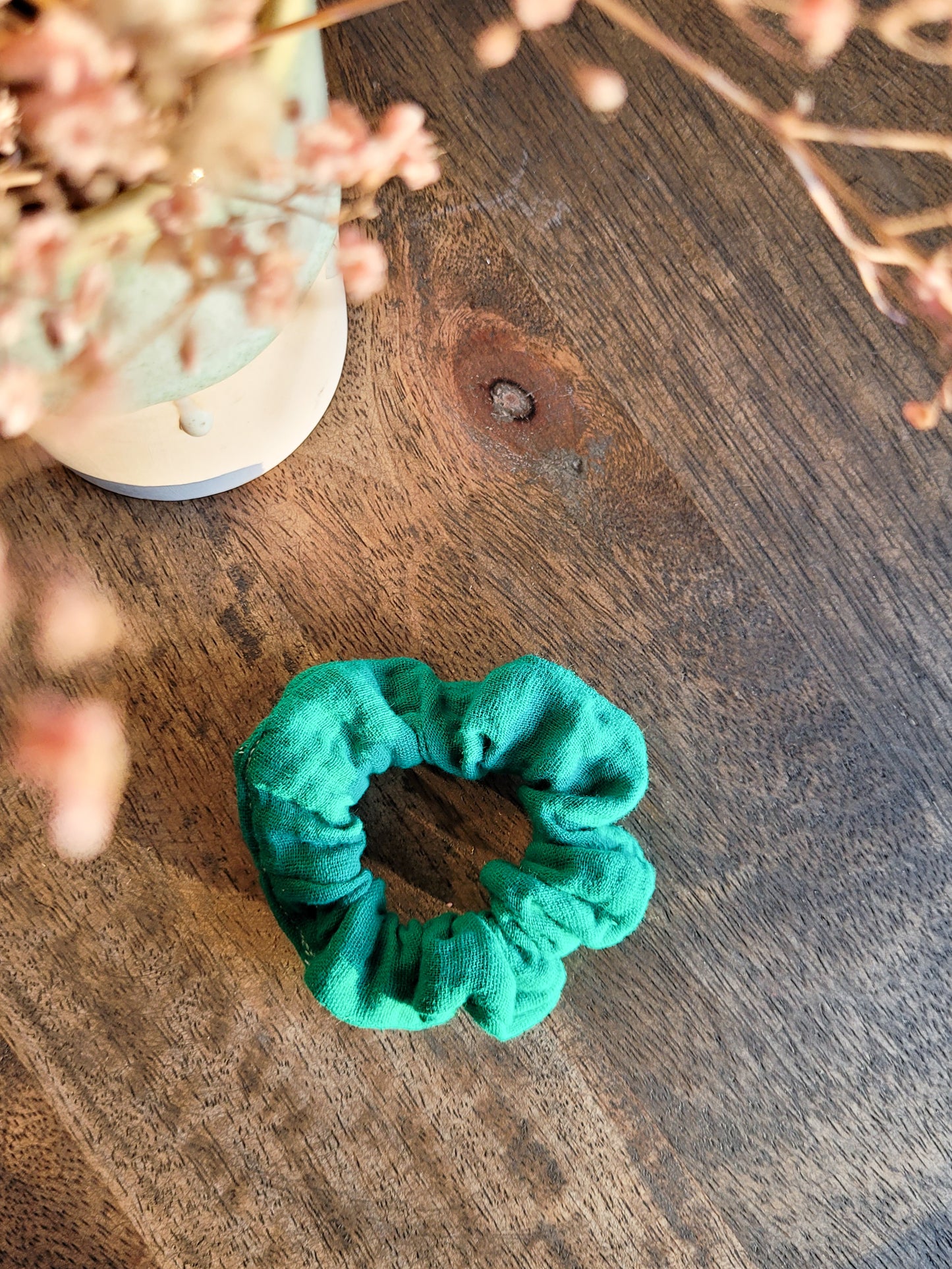 Mini Musselin Scrunchie in knalligen Farben