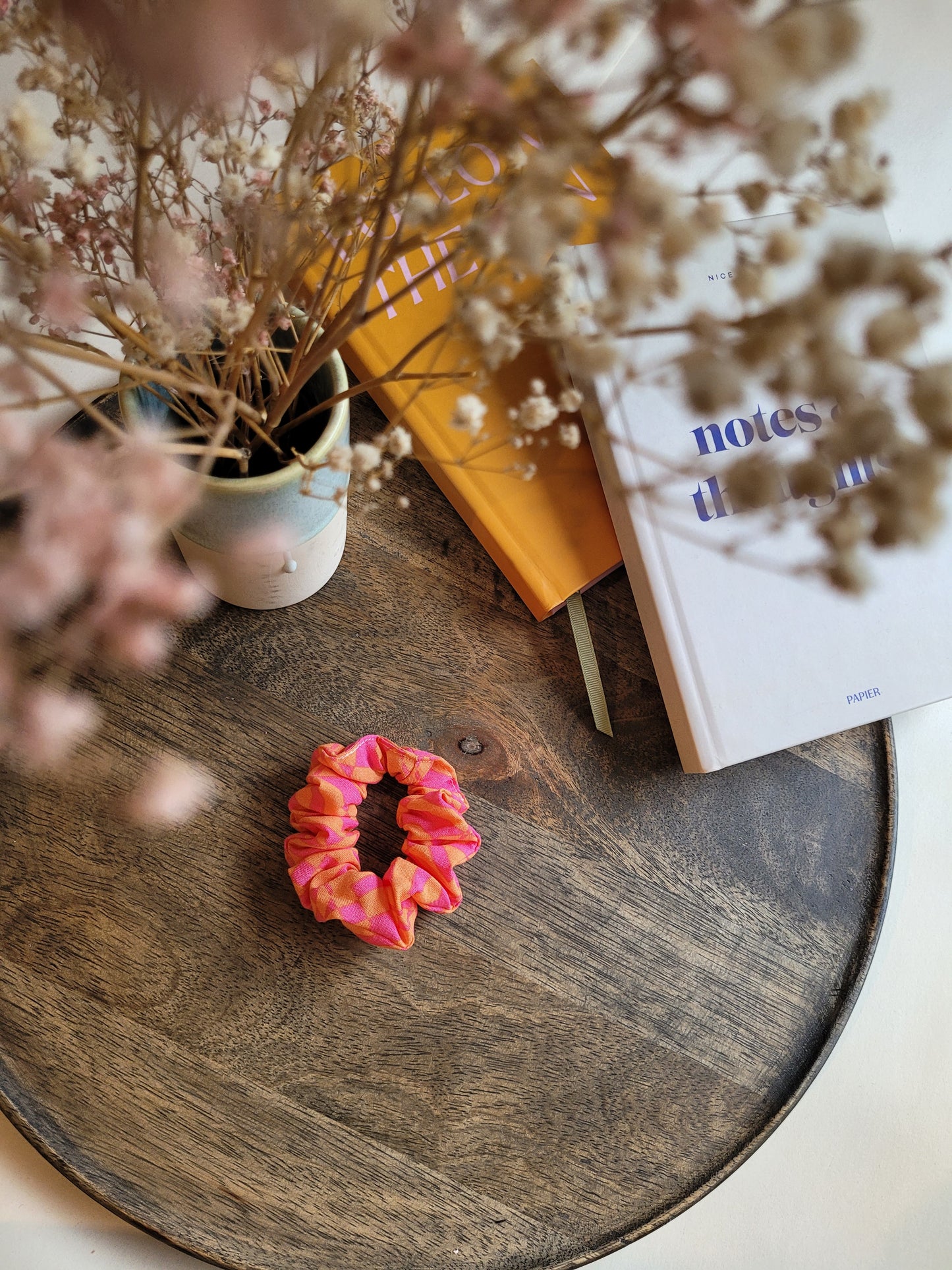 Mini Scrunchies im Sommerlook aus Viskose