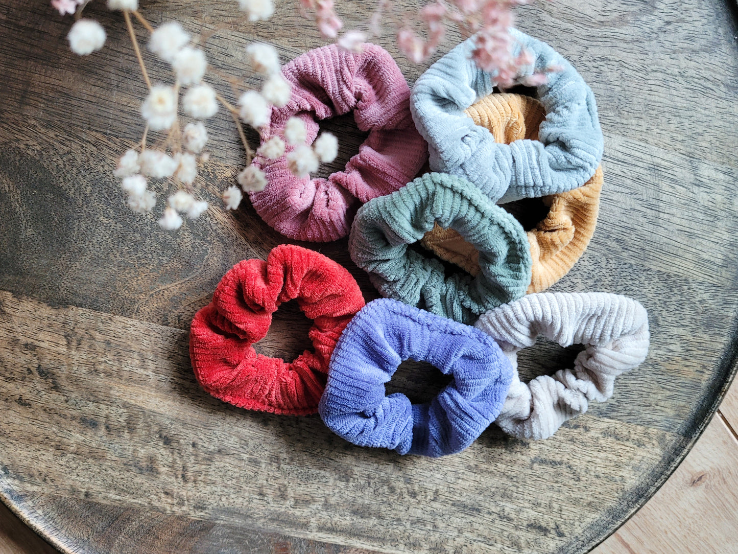 Cord Scrunchie in 7 Farben - klein