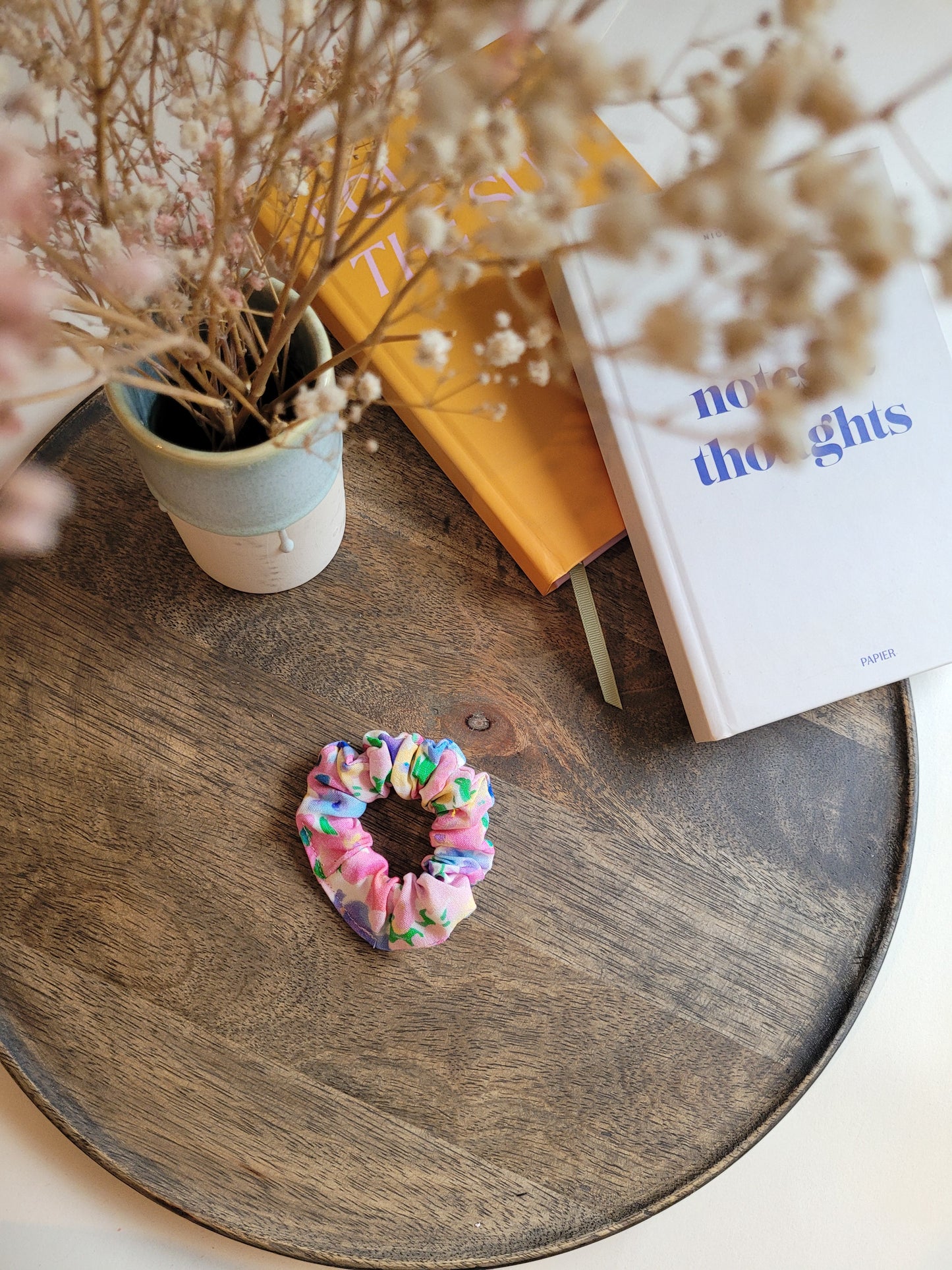 Mini Scrunchies im Sommerlook aus Viskose