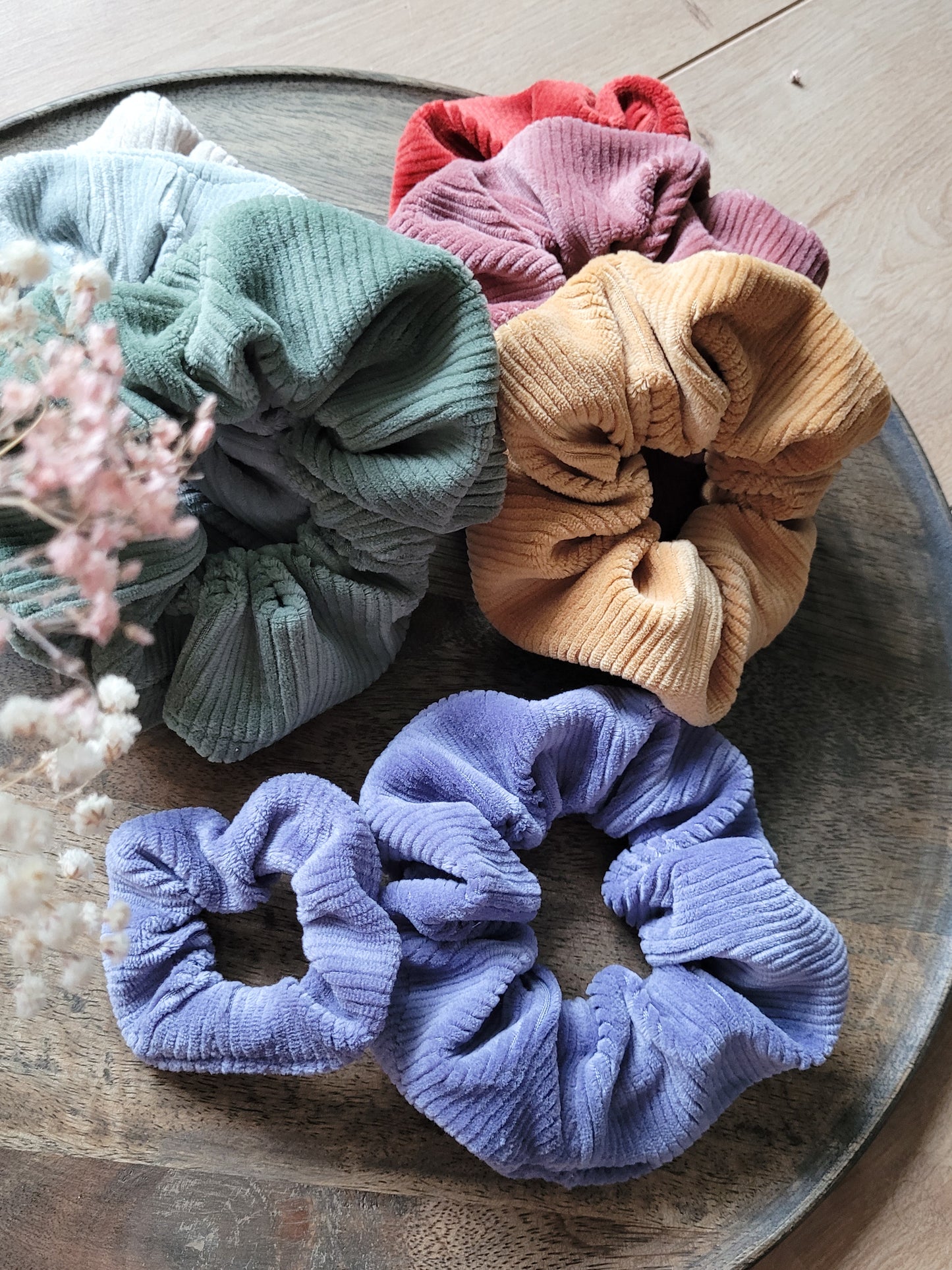 Cord Scrunchie in 7 Farben - klein