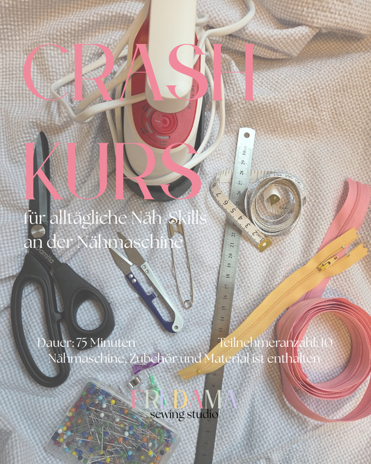 Crash Kurs für Näh-Skills an der Nähmaschine