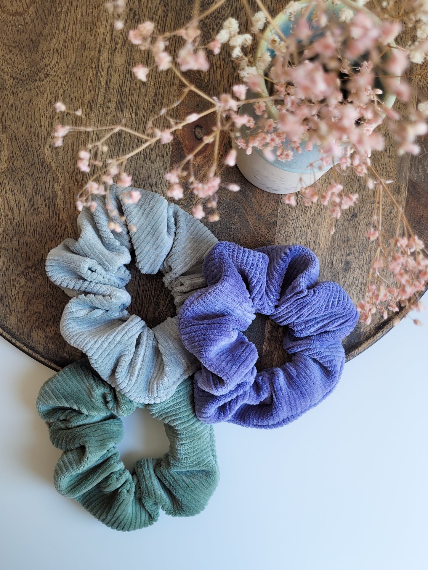 Cord Scrunchie in 7 Farben  - Groß