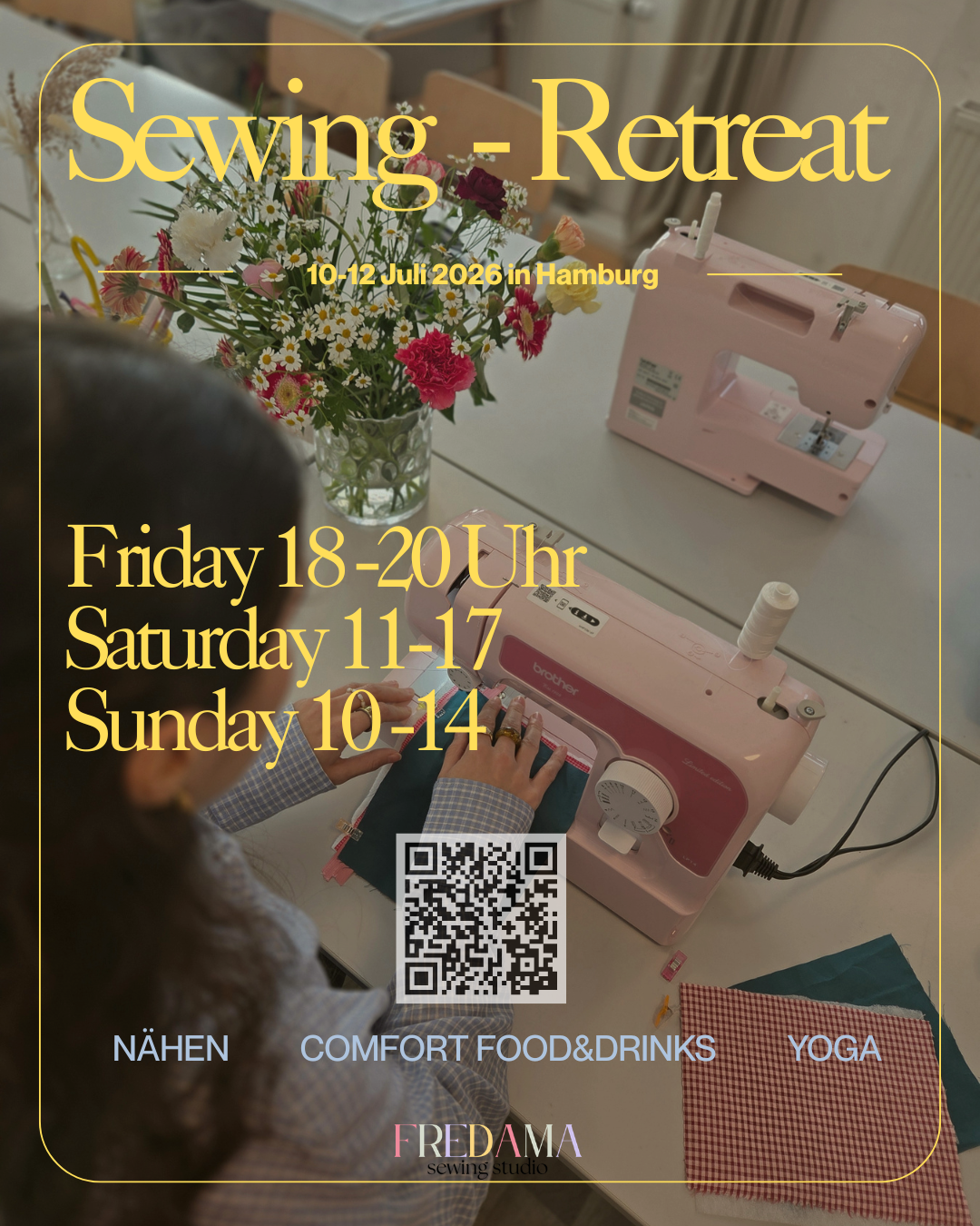 SEWING-Retreat (3 Tage) - 07.-09. August 2026